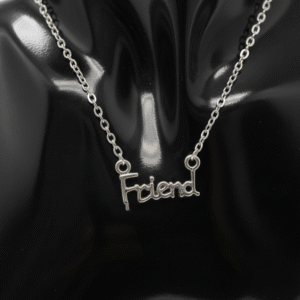 Fashionable “Friend” Text chain for girls & boys