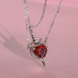 Heart & Sword pendant