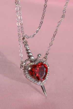 Heart & Sword pendant